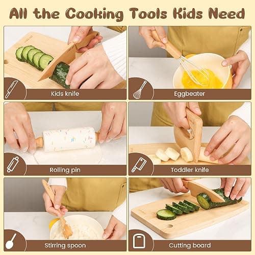 Wooden Kids Baking Set thumbnail 4