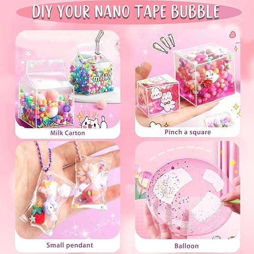 Nano Tape Bubble Kit for Kids, Squishy Making Maker Kit, Birthday Gifts for 4 5 6 7 8 9 10 Year Old Girls Girl, Kids Toys for Girls 4-6 6-8 8-10 10-12 thumbnail 7