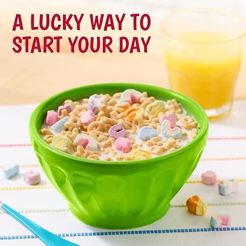 Lucky Charms with Marshmallows Breakfast Cereal Cup, Gluten Free, Single Serve Cereal, 1.7 oz (Pack of 12) thumbnail 7