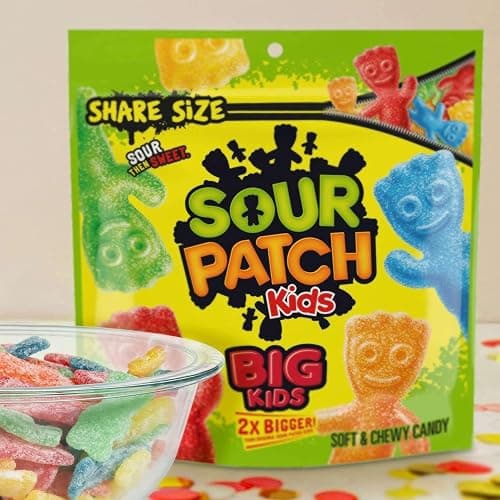 SOUR PATCH KIDS Big Kids Soft & Chewy Gummy Candy, Share Size, 12 oz thumbnail 6