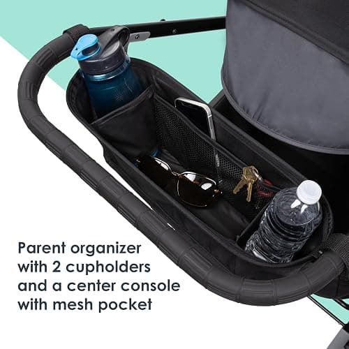 Baby Trend Expedition® LTE 2-in-1 Stroller Wagon, Madrid Black thumbnail 8