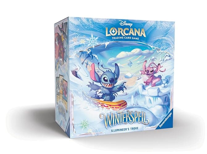 Ravensburger Disney Lorcana TCG: Winterspell Illumineer's Trove for Ages 8 and Up - Secure Card Storage - Includes 8 Booster Packs, Damage Counter Dice, Card Dividers - Original Disney Artwork - Image 1