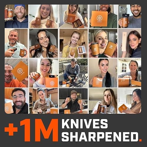 Tumbler Rolling Knife Sharpener Set - Knife Sharpening Made Easy - Starter Set (Complete Gift Set) thumbnail 6