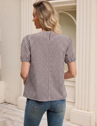 Brown plaid shirt thumbnail 6