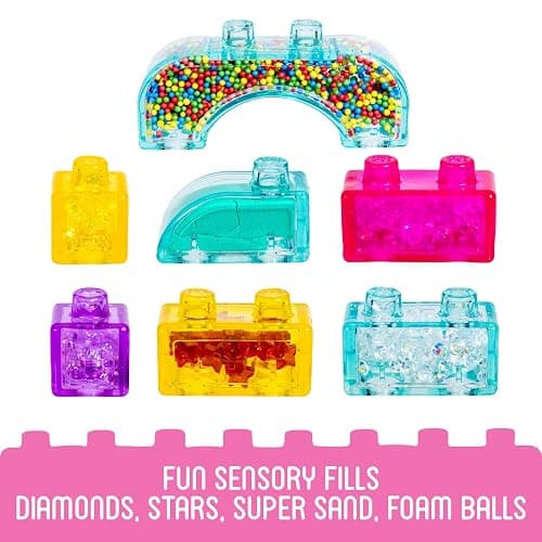 Jelly Blox Classic Castle Set | Includes 45 Pieces | Toddler & Preschool Building Blocks Kids Can Squeeze, Stretch, Squish | MESH ACCREDITED | Safety Tested & Ouch-Free | Sensory Play Toy for Ages 2+ thumbnail 5