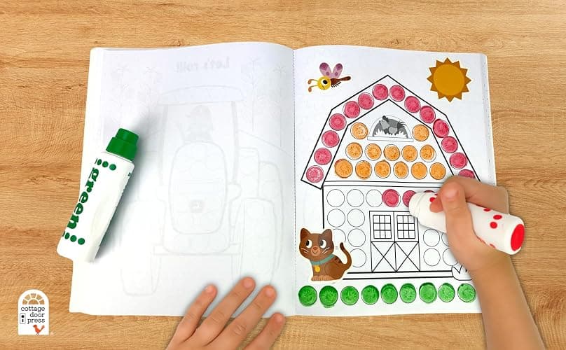 John Deere Kids Dot Marker Activity Coloring Book for Kids and Toddlers - Easy to Color Dot Art Includes More Than 175 Stickers thumbnail 5