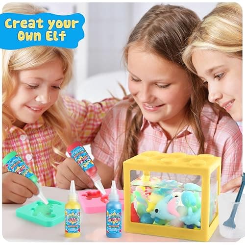 wookidel Aqua Fairy Water Gel Kit for Kid, Magic Water Elf Toy Kits with 12PCS Magic Gel and Animal Molds-Gift for Christmas,Birthday,New Year,Creative Art Craft Kit for Girls 6 7 8 10 Year Old thumbnail 7