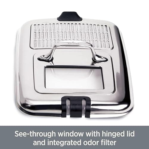 All-Clad Electric Deep Fryer with Basket and Lid, Stainless Steel Deep Fryer for Home Use, 1700W, Dishwasher Safe thumbnail 5
