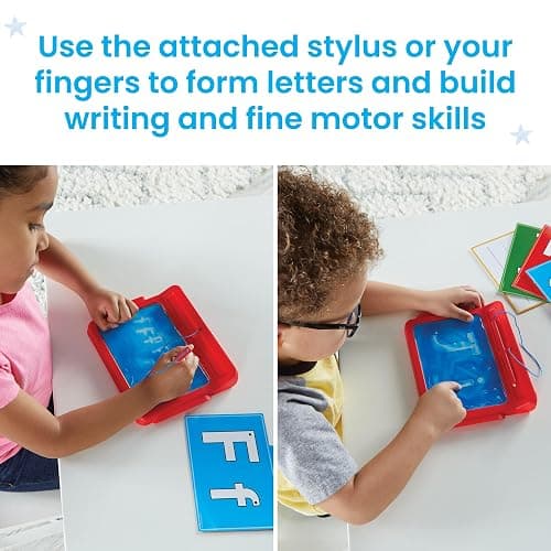 hand2mind Letter Tracing Sensory Pad, Fine Motor Activities, Ages 3+ | Handwriting Practice Kids, Letter Tracing Board, Toddler Writing Practice, Montessori Alphabet Toys, Preschool Learning Toys thumbnail 6