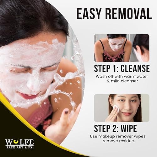 Wolfe F/X Essential Colors Face Paint - White (30 gm) thumbnail 7