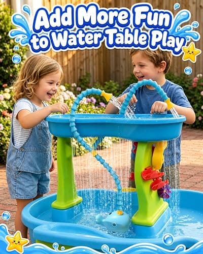 Aacabo Rechargeable Water Table Pump with Huge Water Output,Water flow rate up to 8L/min (2.11 GPM),Kids Sand Water Play Pump,Whale-Shaped Design,Suitable for Most Water Table on the Market thumbnail 4