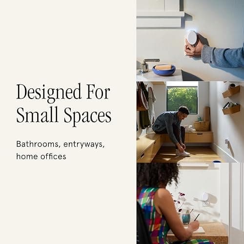 Pura Mini Smart Fragrance Diffuser for Small Spaces Adjustable Smart Home Device with LED Light & Automatic Vial Detection - Includes 1 Scent Refill; White Tea no.1 thumbnail 4