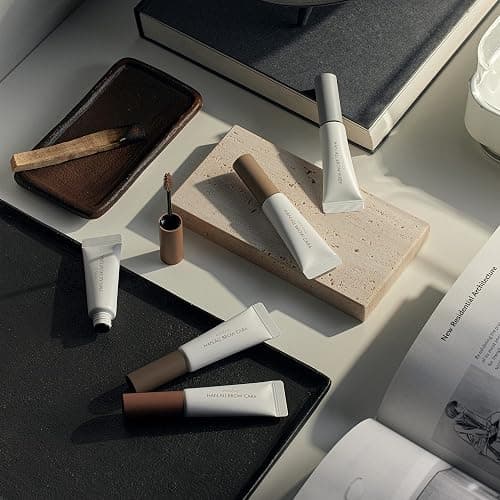 rom&nd HAN ALL BROW CARA 01 Grace Taupe - Natural Fluffy Eyebrow Mascara for Dark Hair, Long-Lasting Tinted Brow Gel, Smudge-Proof & Non-Sticky thumbnail 4