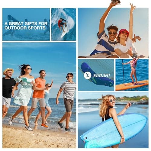 SIMARI Water Shoes for Women Men - Barefoot Quick-Dry Aqua Socks | Lightweight Swim Shoes for Surfing, Swimming, Beach Sports, Kayaking, Diving | Non-Slip Design thumbnail 8