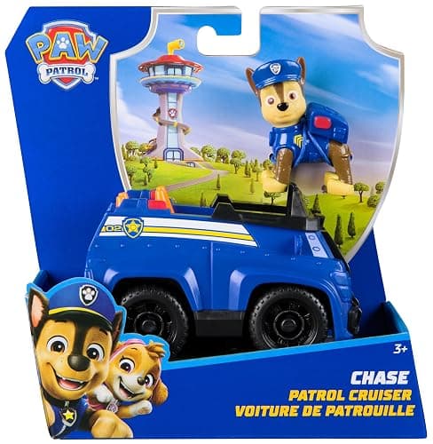 Paw Patrol, Chase’s Patrol Cruiser, Toy Car with Collectible Action Figure, Sustainably Minded Kids’ Toys for Boys & Girls Aged 3 and Up thumbnail 2