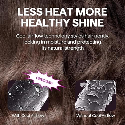 Wavytalk 0.65" Pencil Flat Iron, Cool Curl Pencil, Small Airflow Styler and Straightener for Short Hair, Pixie Cut and Edges, Curling Iron for Short Hair with 360º Cool Airflow for Long-Lasting Hold thumbnail 5