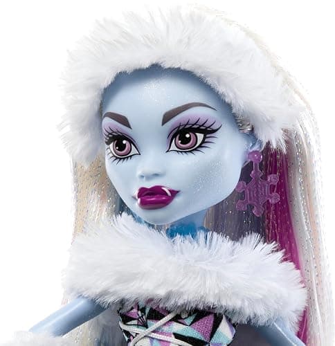 Monster High Booriginal Creeproduction Doll, Abbey Bominable Collectible Reproduction with Doll Stand, Diary & Pet thumbnail 3