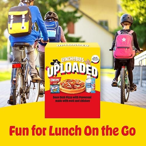 Lunchables Uploaded Deep Dish Pizza with Pepperoni Snack Kit, 15.12 oz Box thumbnail 6