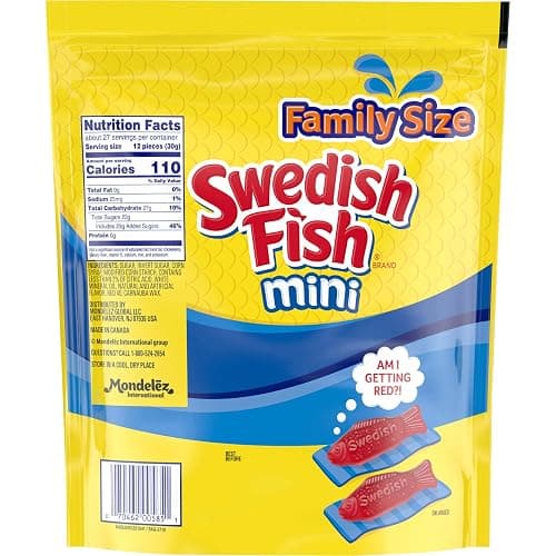 SWEDISH FISH Mini Soft & Chewy Candy, Bulk Candy, Family Size, 1.8 lb thumbnail 15