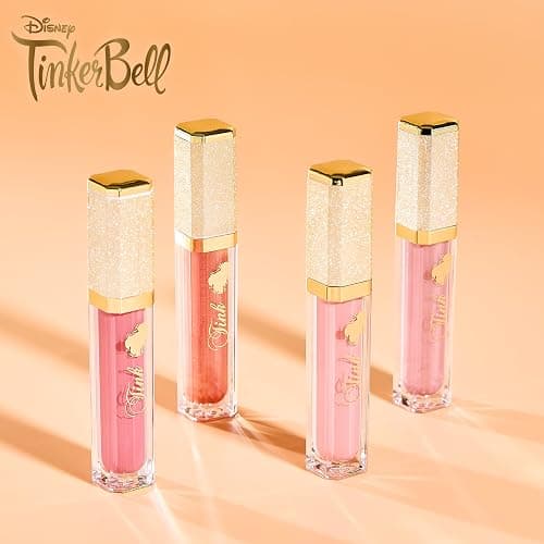 Disney Lip Gloss Collection, Belle Masion – Cosmetic Makeup Set for Daily Glam for Women and Girls, Tinker Bell, 4 Pcs thumbnail 3