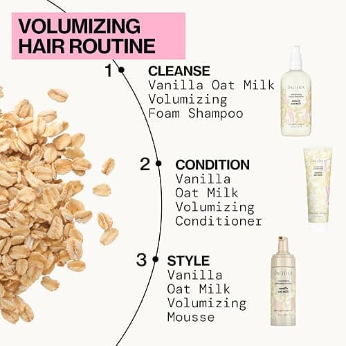 Pacifica Vanilla Oat Milk Hair Conditioner – Volumizer for Fine/Flat Hair, Weightless Oat Milk & Apple Extract for Bounce & Smoothness, Silicone Free Clean Beauty, Vegan Cruelty-Free thumbnail 10