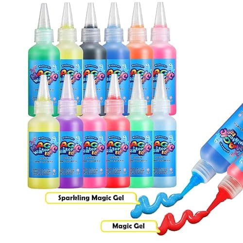 Kidisego Aqua Fairy Water Gel Kit for Kids, Magic Water Elf Toy Kit with 12 Colors Magic Gel, Aqua Fairy kit with 18 Shape Molds, Crate Your Own Magic Elf Kit Water Pets Craft Kits for Kids thumbnail 7