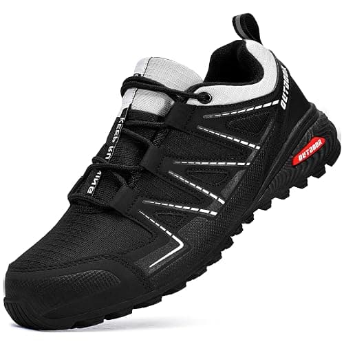 KEFUWU Trail Running Shoes Men Lightweight Non-Slip Walking Hiking Sneakers Men Outdoor Running Shoes - Image 1