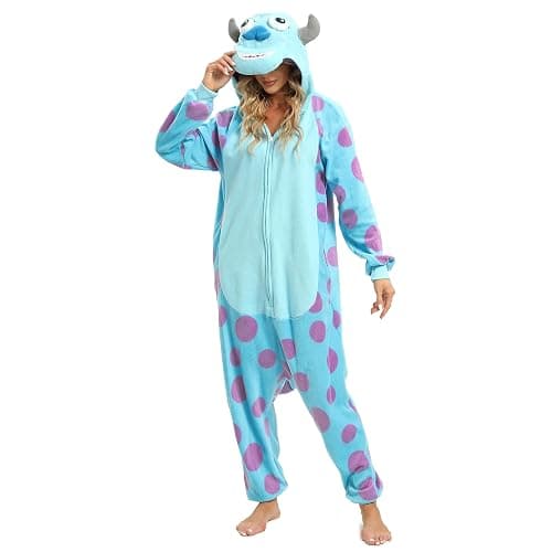 LBJR Unisex Adult Animal Onesie Costume Halloween Christmas Pajamas thumbnail 7