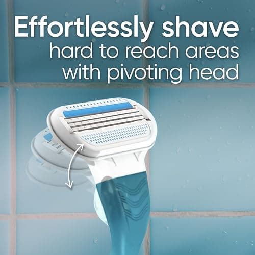Gillette Venus Smooth Women's Razor Handle + 6 Refills with Soft-Grip Gel Handle thumbnail 6