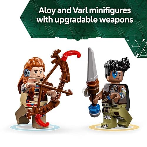 LEGO Horizon Adventures Aloy & Varl vs. Shell-Walker & Sawtooth Kids Toy - Building Toy for Boys & Girls, Ages 9+ - Gaming Gift Idea for Horizon Fans - 77037 thumbnail 7