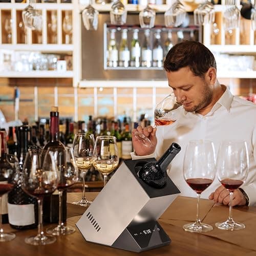 Cobalance Wine Chiller Electric,Single Bottle Cooler for 750ml Wine or Some Champagne,Portable Coolers Keep Cold Up to 24h,Personalized Chillers at Party,Gift for Wine Lover thumbnail 5