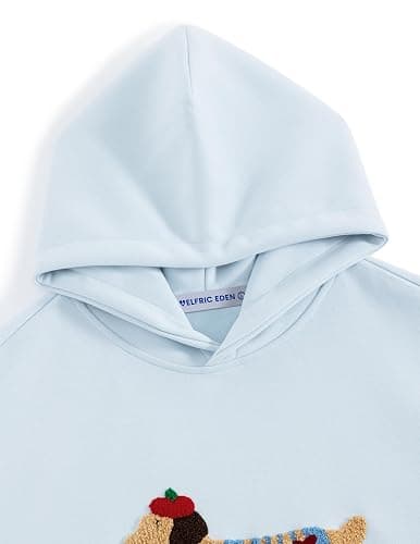 Aelfric Eden Cartoon Dog Hoodie Couple Hooded Sweatshirt Long Sleeve Pullover Oversized Hoodies 2026 Outfits thumbnail 5