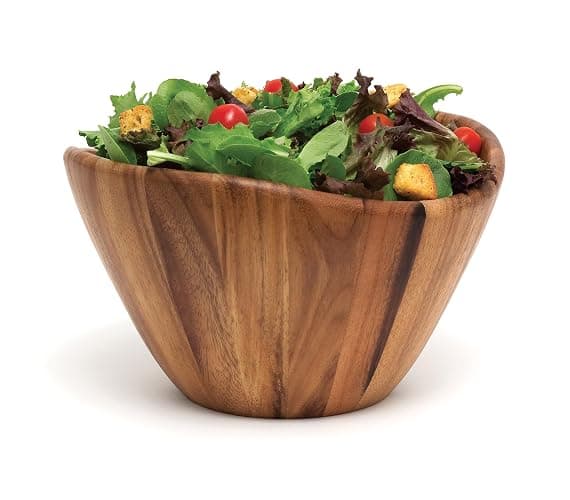 Lipper International Large Wavy Bowl, Acacia thumbnail 4