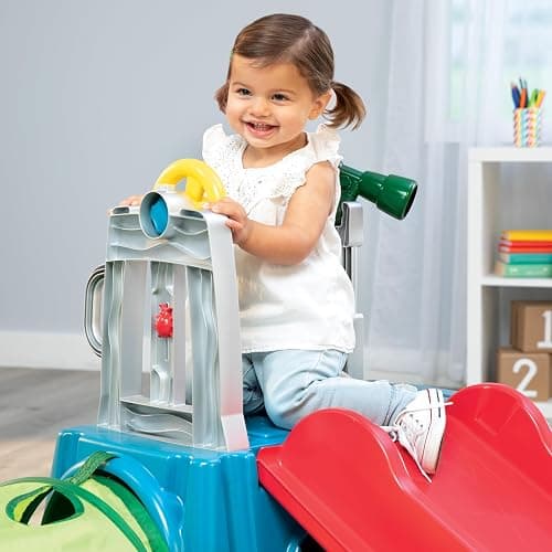 Little Tikes Easy Store Slide & Explore, Indoor Outdoor Climber Playset for Toddlers Kids Ages 1-3 Years thumbnail 4