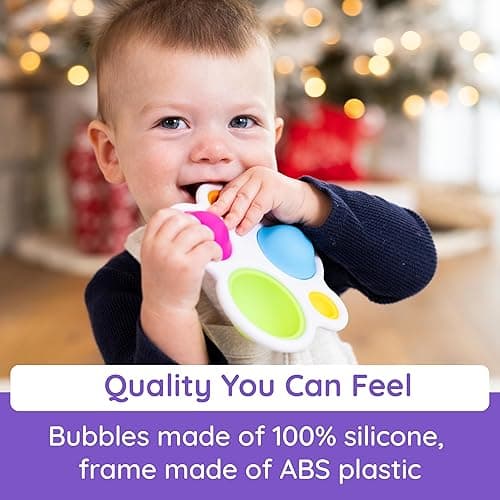 Fat Brain Toys Original Dimpl Brand Baby Toy, Sensory Toys for Babies 10 Months+, Interactive Baby Toys, Fidget Toys, 1 Piece thumbnail 6