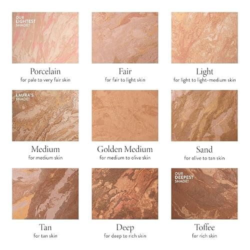 LAURA GELLER NEW YORK Award-Winning Baked Balance-n-Brighten Color Correcting Powder Foundation - Light - Buildable Light to Medium Coverage - Demi-Matte Natural Finish thumbnail 8