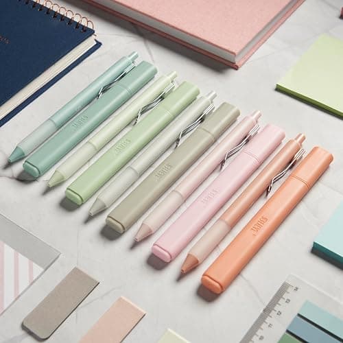 BLIEVE - Aesthetic Highlighters and Gel Pens With Soft Ink and Chisel Tip, Bible Highlighters and Pens No Bleed, Dry Fast Easy to Hold, for Bible Journaling Planner School Supplies (PASTEL) thumbnail 5