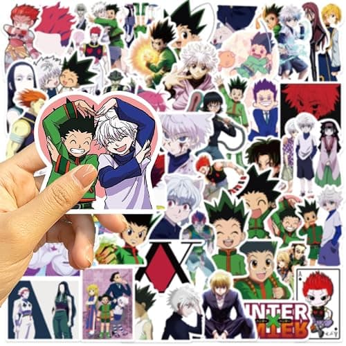 50pcs Hunter×Hunter Stickers for Kids, Cool Waterproof Vinyl Decal for Teen Adult Boy Laptop, Travel Case, Phone, Bike, Water Bottle, Guitar, Computer, Skateboard thumbnail 5