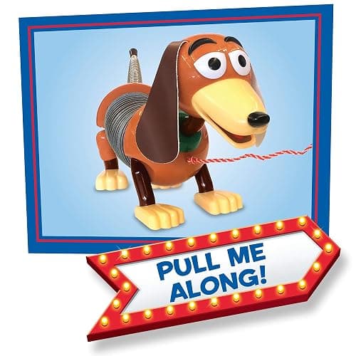 Disney and Pixar Toy Story Slinky Dog Pull Toy, Walking Spring Dog Toy with Leash, Classic Stretch Toy for Toddlers, Preschool Kids Toys Ages 18 Months and Up, Basket Stuffers by Just Play thumbnail 3