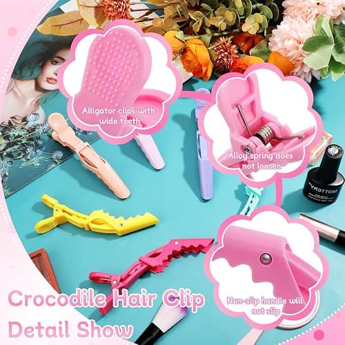 Alligator Hair Clips, 10 Pcs Hair Sectioning Clips, Hair Styling Clips for Salon Women Styling Sectioning thumbnail 3