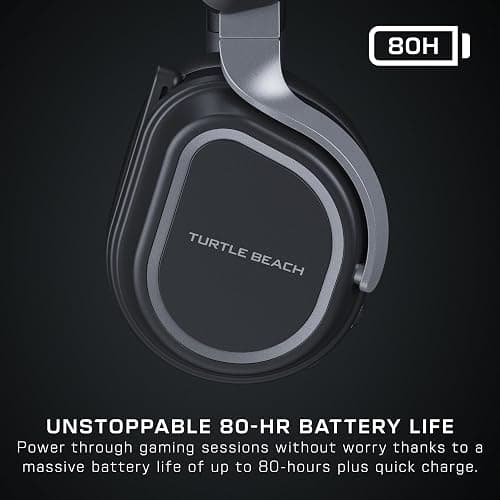 Turtle Beach Stealth 700 Gen 3 Wireless Multiplatform Amplified Gaming Headset for Xbox Series X|S, Xbox One, PC, PS5, Mobile – 60mm Drivers, AI Noise-Cancelling Mic, Bluetooth, 80-Hr Battery – Black thumbnail 5