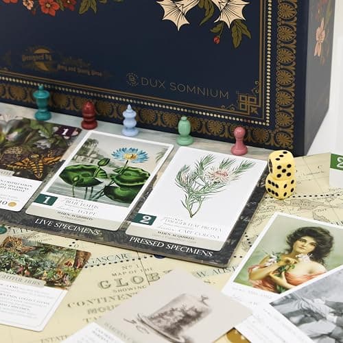 Botany Board Game | Family Board Game | Victorian Flower Hunting for Plant Lovers | Ages 8 and Up | for 1-5 Players | Easy to Learn - by Dux Somnium Games thumbnail 5