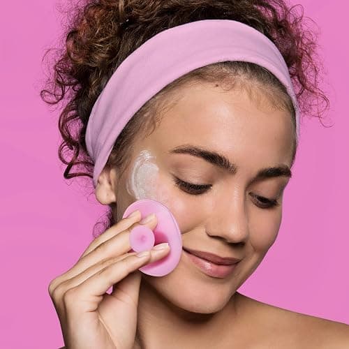 Freeman Facial Love To Mask Variety Pack: Oil Absorbing Clay, Detoxifying Charcoal, Clearing Peel Off, Hydrating Gel Cream, Exfoliating Scrub (14 Piece Kit with Bonus Buffer and Headband) thumbnail 5