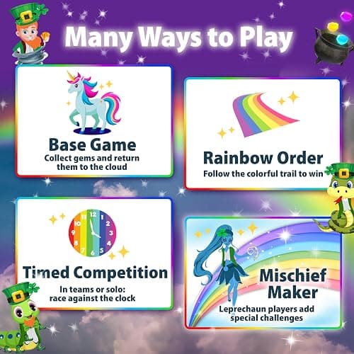 Hide and Seek Meets Rainbow Toys in “Protectors of The Rainbow” | Ages 4-10 | A Musical Treasure Hunt | Easter Egg Hunt & Glow in The Dark Game | Outdoor Toys | Unicorn & Leprechaun Theme thumbnail 3