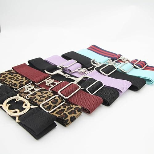 CHOOSEU 1.5 inch Equestrian Elastic Belt, Stretchable and Comfortable Waist Belt for Women and Girls, Prefect Equestrian Gift thumbnail 3