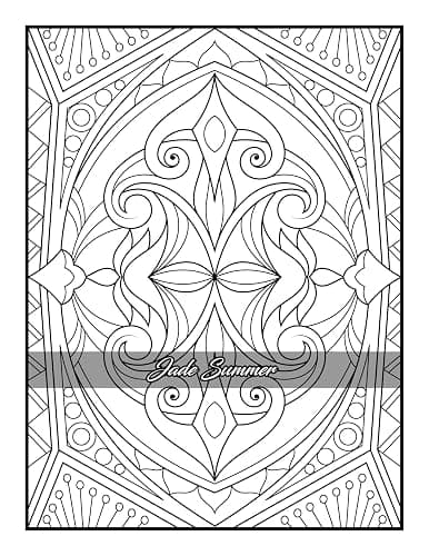 100 Amazing Patterns: An Adult Coloring Book with Fun, Easy, and Relaxing Coloring Pages thumbnail 21