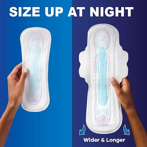 Always Ultra Thin Feminine Pads without Wings for Women, Size 2, Long Super Absorbency, Unscented, 40 Count x 3 Pack (120 Count total) (Packaging May Vary) thumbnail 7