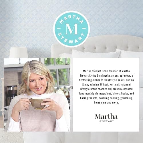 Martha Stewart Luxury White Goose Feathers Down Fiber Duvet Insert King Size - Hotel Collection 100% Cotton Cover Comforter, All Season Medium Warmth, Breathable, Hypoallergenic, 106 x 90 Inch thumbnail 6