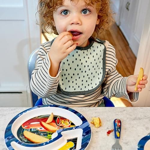 The First Years Disney/Pixar Cars Dinnerware Set - Toddler Plates and Toddler Utensils - 4 Count thumbnail 2