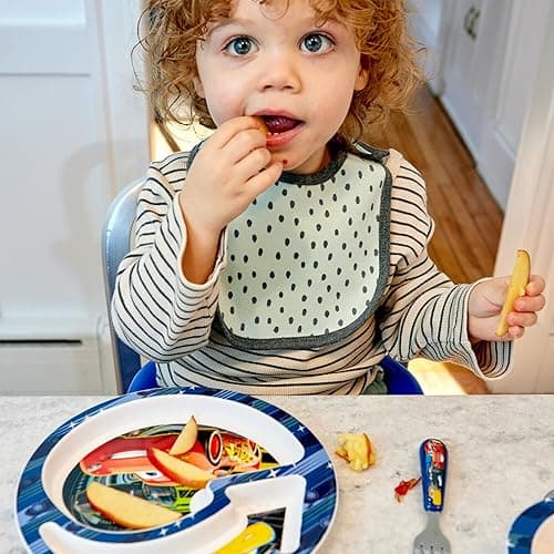 The First Years Disney/Pixar Cars Dinnerware Set - Toddler Plates and Toddler Utensils - 4 Count thumbnail 3